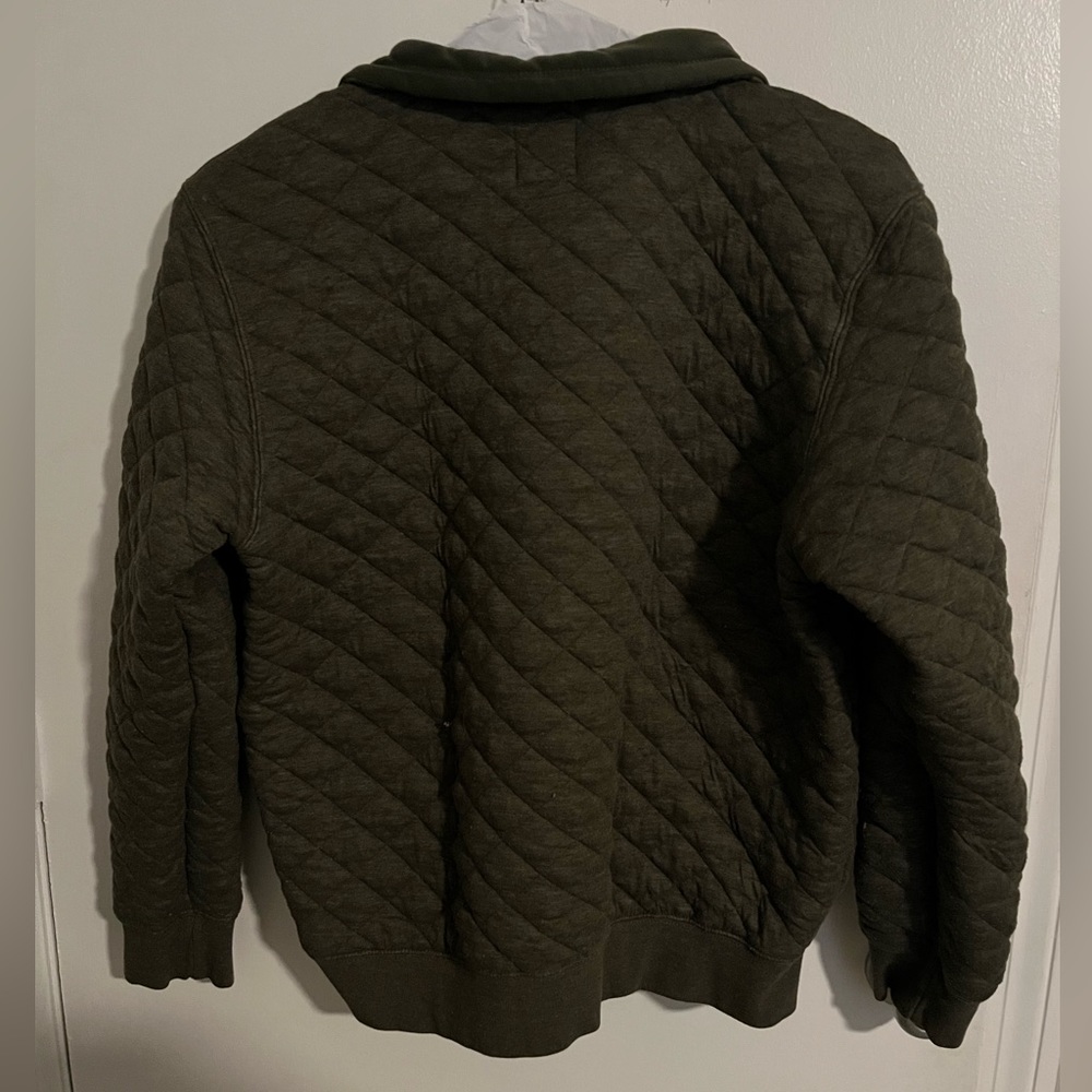 Red Head Button sweater. - Picture 2 of 3